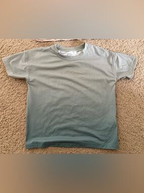 Carter's Sage Green ombré Short Sleeve Top